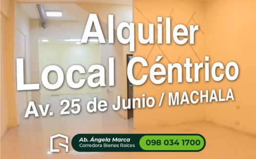 Alquiler de local comercial en Machala 🏢
