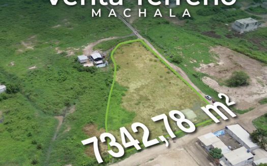 Venta de terreno con villa en Machala – Sector Vía Balosa