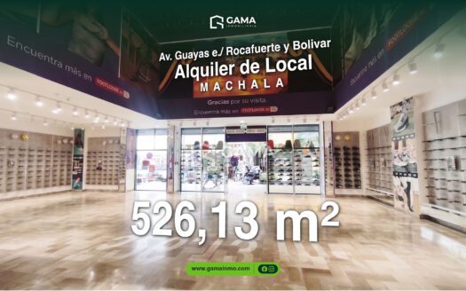 Local Comercial Premium en Arriendo en el Centro de Machala – 526,13 m²