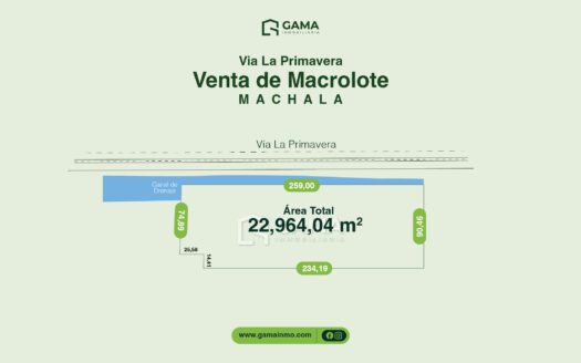 TERRENO COMERCIAL EN VENTA – VÍA LA PRIMAVERA