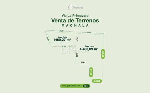 TERRENOS INDUSTRIALES EN VENTA – VÍA LA PRIMAVERA, MACHALA
