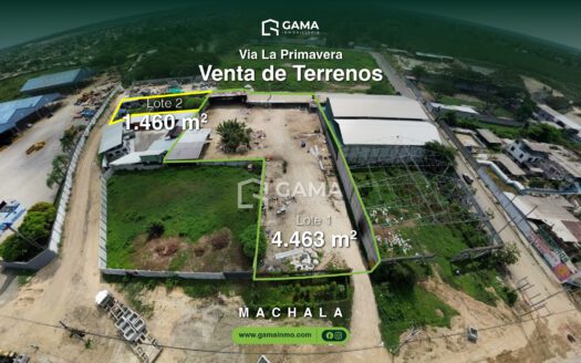 TERRENOS INDUSTRIALES EN VENTA – VÍA LA PRIMAVERA, MACHALA