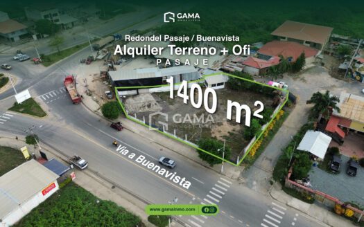 Terreno en Alquiler en Pasaje – 1.400 m² sobre Avenida Principal