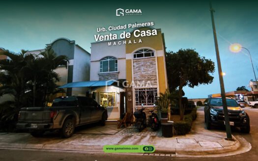 Venta de Casa en Urbanización Ciudad Palmeras, Machala – 3 habitaciones