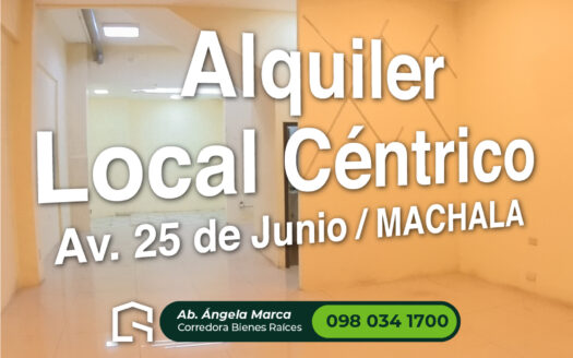 Alquiler de local comercial en Machala 🏢