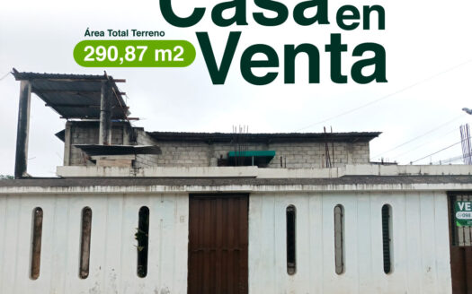 Venta de Casa Esquinera en Machala