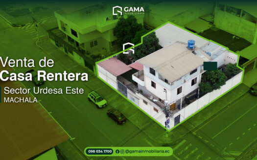 Hermosa Casa Rentera en Venta – Machala