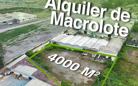 Alquiler de Terreno (Macrolote) en Avenida 25 de Junio