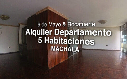 Departamento de 6 habitaciones – Centro de Machala