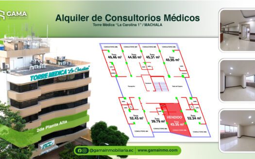 Consultorios en Alquiler – Torre Médica «La Carolina 1» Machala