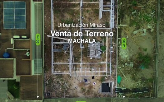 Terreno en venta en urbanización Mirasol, Machala – exclusivo y con ubicación privilegiada