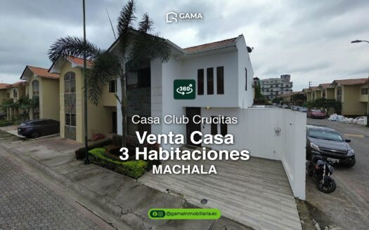🏡 Casa Esquinera en Venta en Urbanización Casa Club Las Crucitas – Machala